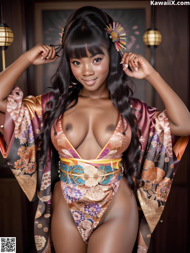 Ava Brooks - Midnight Kimono The Enchanting Seduction of an Ebony Geisha Set.1 20230805 Part 10 No.2496ba