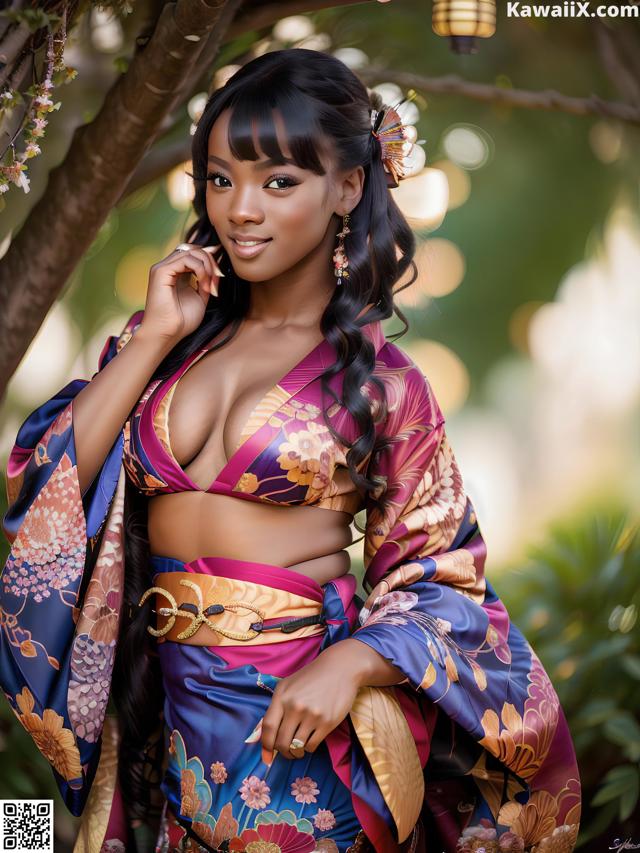 Ava Brooks - Midnight Kimono The Enchanting Seduction of an Ebony Geisha Set.1 20230805 Part 10 No.2496ba